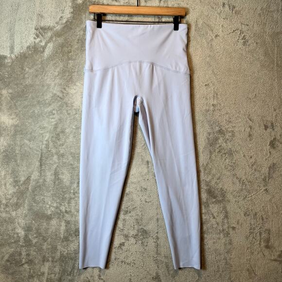 Spanx Leggings Booty Boost Active Full Length Compression 50124 XL‎ Baby Blue - Picture 1 of 6